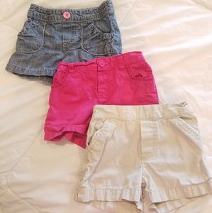 Set of 3 casual shorts